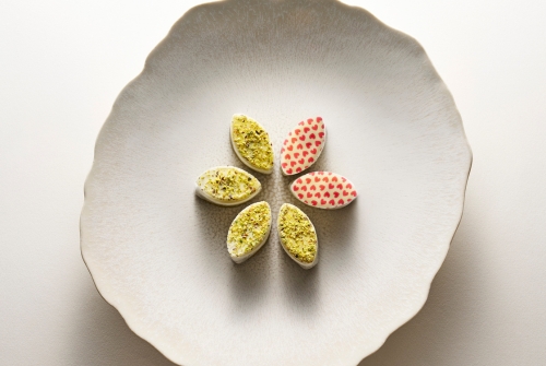 Dessert glacé Pistache Litchi Rose - Valrhona Selection