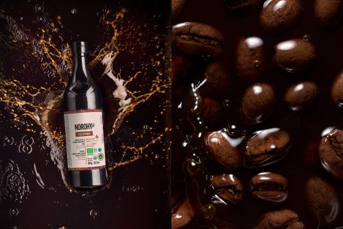 Extrait de café liquide