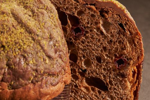 Panettone guanaja, pistache et amarena - Recette professionnel