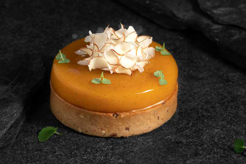 Tarte abricot vanille - Recette Pro Valrhona Selection
