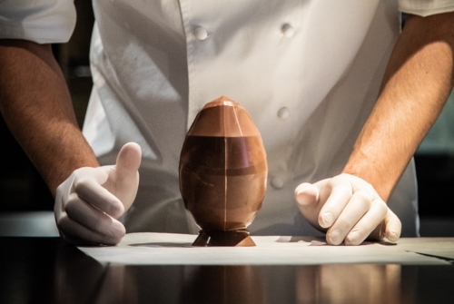 Moulage du chocolat