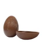 oeuf moulage chocolat au lait 16cm par valrhona