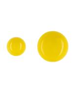 decors rond dome jaune 2 tailles par chocolatree