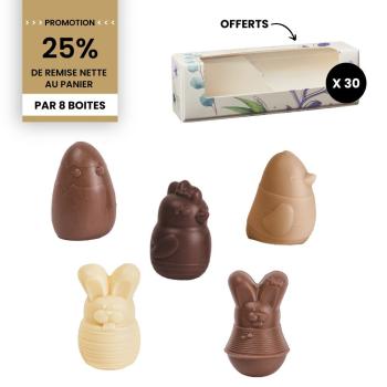 colis animaux paques 8 boites par valrhona