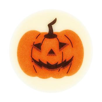 decor rond halloween citrouille par chocolatree