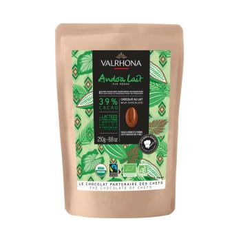 Andoa Lactee 39% feves 250 gr par Valrhona