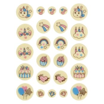 decors chocolat theme licorne par chocolatree