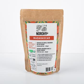 gousses vanille madagascar poudre bio par norohy