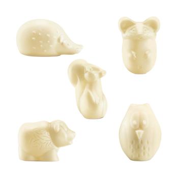 assortiment animaux foret praline chocolat blanc par valrhona