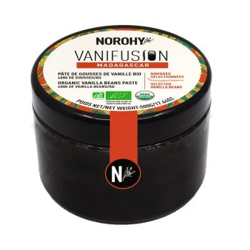 vanifusion pate gousses vanille madagascar bio par norohy