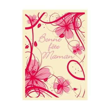 rectangle fête maman fleurs par chocolatree