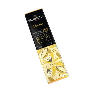 mini tablette chocolat lait jivara 40 20 g par valrhona