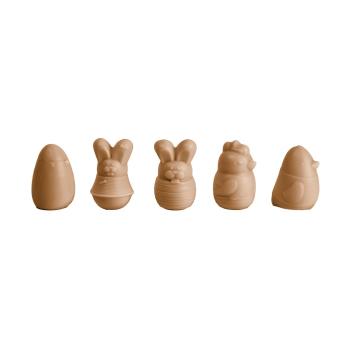 assortiment animaux paques chocolat dulcey 35 par valrhona