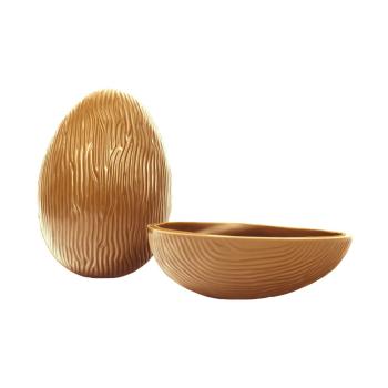 oeuf moulage chocolat dulcey 35 16cm par valrhona