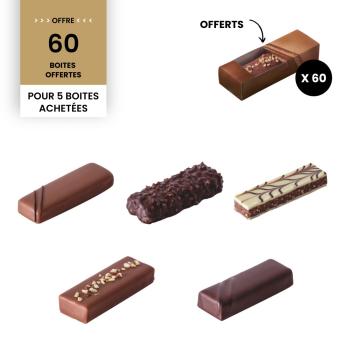 colis chocobar 5 boites par valrhona