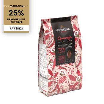 promotion chocolat noir guanaja 70 18 kg par valrhona