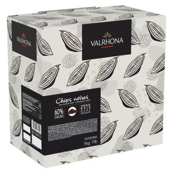 chips noires 60 par valrhona