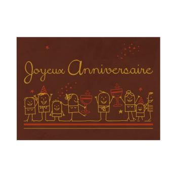 rectangle fête joyeux anniversaire par chocolatree