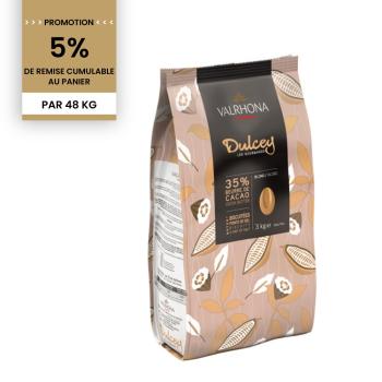 promotion chocolat couleur blonde dulcey 35 48 kg par valrhona