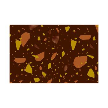 decor transfert terrazzo orange par chocolatree