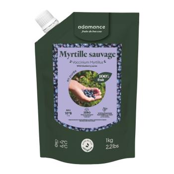 myrtille sauvage puree refrigeree 2x1kg par adamance