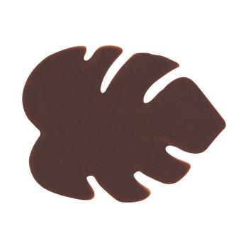 decor feuille exotique pur noir par chocolatree