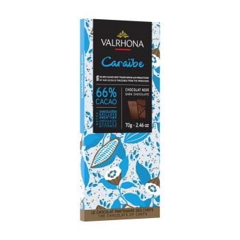 tablette chocolat noir caraibe 66 par valrhona