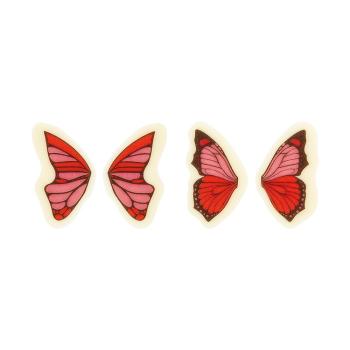 decor ailes papillon roses rouges 2 modeles par chocolatree