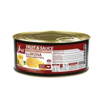 Zeste de citron en dés