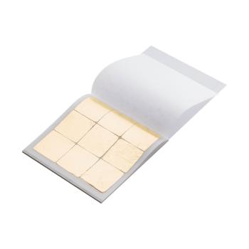 carnet carres d'or 25mm par chocolatree