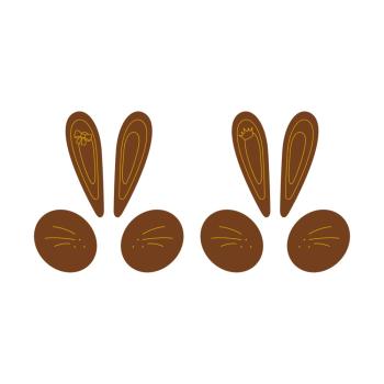 lapin lapine pâques 2 modèles par chocolatree