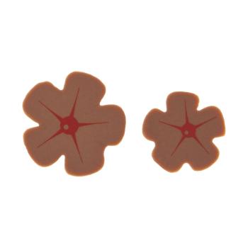 decor fleur lait rouge 2 tailles par chocolatree