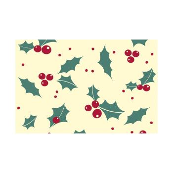 decor transfert houx noel par chocolatree