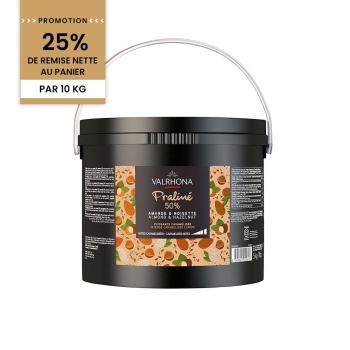 promotion praline a n 50 caramelise 10 kg par valrhona
