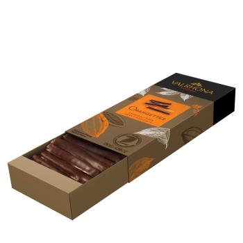 ballotin orangettes 130 g par valrhona
