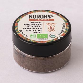 gousses vanille bio poudre par norohy