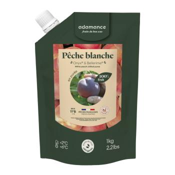 peche blanche onyx bellerime puree refrigeree 2x1 kg par adamance