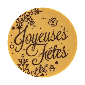 decor rond joyeuses fetes flocons par chocolatree