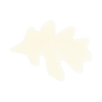 decor feuille chene pur blanc par chocolatree