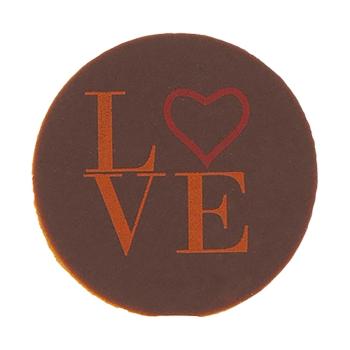 decor rond love coeur rouge amour par chocolatree