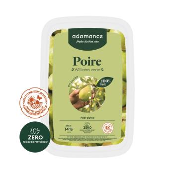 poire williams verte puree 1 kg par adamance
