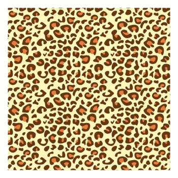 transfert guepard orange noir par chocolatree