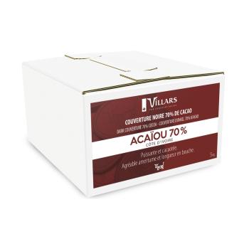 acaiou 70 chocolat suisse pure origine cote ivoire par villars