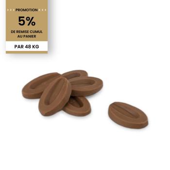 promotion chocolat au lait satilia lactee 38 48kg par valrhona