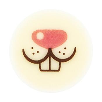 decor rond museau lapin paques par chocolatree