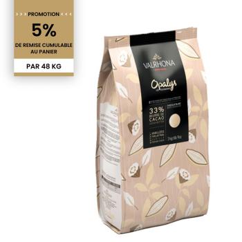 promotion chocolat blanc opalys 33 48 kg par valrhona