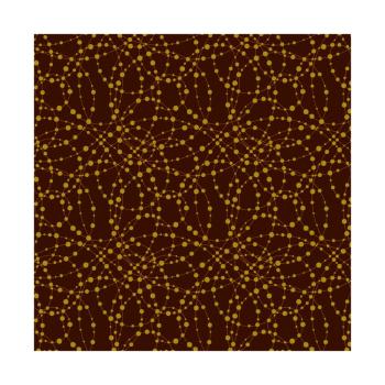 transfert pois jaune guirlande par chocolatree