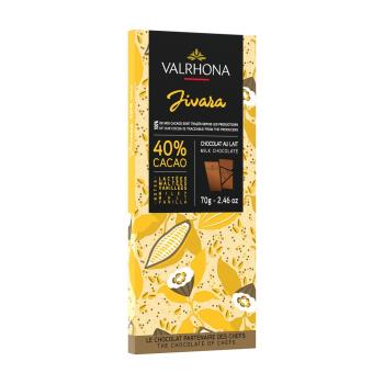 tablette chocolat au lait jivara 40 par valrhona