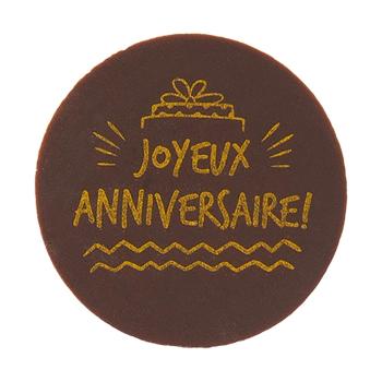 decor rond joyeux anniversaire gateau par chocolatree