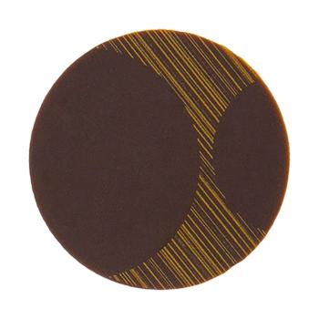 decor rond rayures jaunes par chocolatree